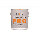 C+K Contractor Pro Semi-Gloss White Water-Based Paint Interior 1 gal, Pack of 4