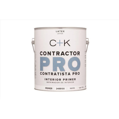 Ace Contractor Pro Primer - Goes on White Flat Latex Primer 1 gal, Pack of 4