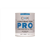 C+K Contractor Pro Eggshell White Water-Based Paint Interior 1 qt, Pack of 4