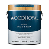 Ace Wood Royal Solid Tintable Flat Tint Base Medium Base Acrylic Latex Deck Stain 1 gal, Pack of 4