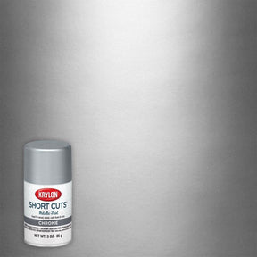 Krylon Short Cuts Metallic Chrome Spray Paint 3 oz, Pack of 6