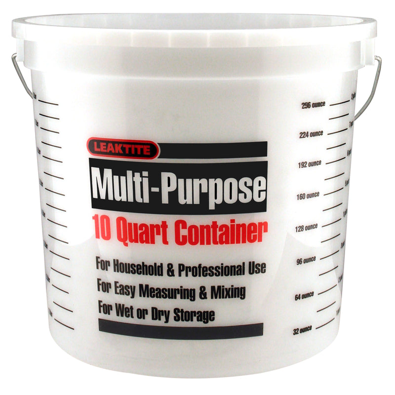 Leaktite White 10 qt Paint Pail, Pack of 12