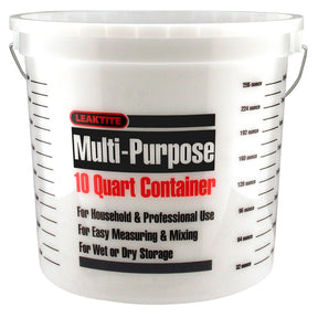 Leaktite White 10 qt Paint Pail, Pack of 12