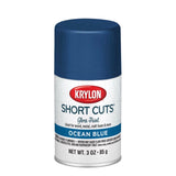 Krylon Short Cuts Gloss Ocean Blue Spray Paint 3 oz, Pack of 6