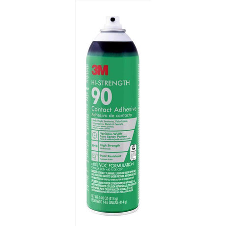 3M Hi Strength 90-VOC40DSC Spray Adhesive, Fruity, Sweet, Colorless, 14.6 oz Aerosol Can