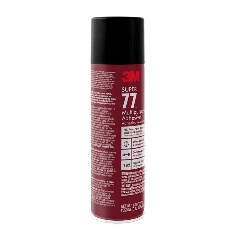 3M Super 77 Super Strength Clear Spray Adhesive 13.8 oz