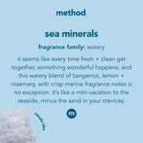 Method Sea Minerals Scent Foam Hand Soap Refill 28 oz, Pack of 4