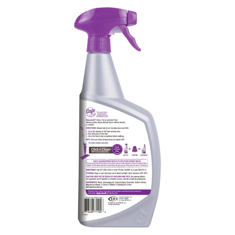 Rejuvenate No Scent Stone and Tiler Cleaner 32 oz Liquid, Pack of 6