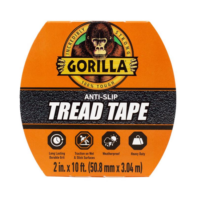 Gorilla High Strength Black Tape 10 ft., Pack of 4