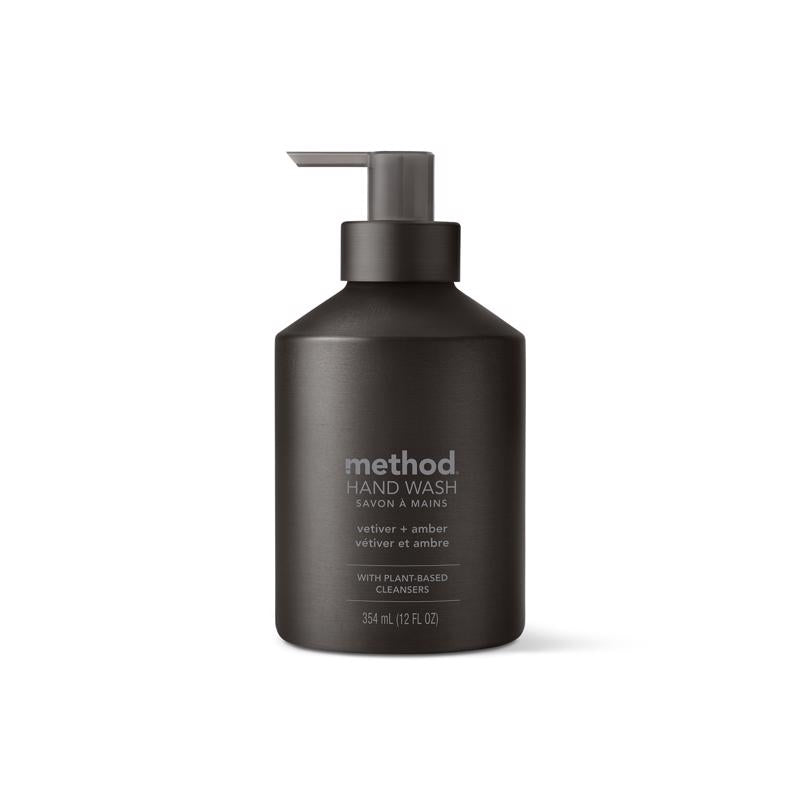 Method Vetiver & Amber Scent Gel Hand Wash 12 oz, Pack of 3