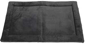 Petmate 26597 Kennel Mat, 32 in L, 21 in W, Rectangular, Polyester Fill, Fabric, Gray, Machine Washable