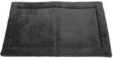 Petmate 26597 Kennel Mat, 32 in L, 21 in W, Rectangular, Polyester Fill, Fabric, Gray, Machine Washable