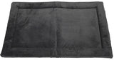 Petmate 26597 Kennel Mat, 32 in L, 21 in W, Rectangular, Polyester Fill, Fabric, Gray, Machine Washable