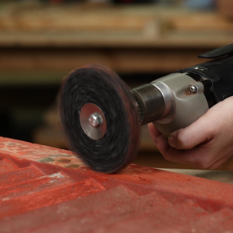 Ace 4 in. Silicon Carbide Bolt-On Drill Mount Paint and Rust Remover Disc 24 Grit Extra Coarse 1 pk