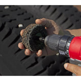 Ace 4 in. Silicon Carbide Bolt-On Drill Mount Paint and Rust Remover Disc 24 Grit Extra Coarse 2 pk