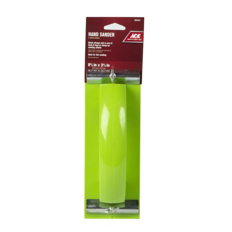 Ace 8 in. L X 3.67 in. W Plastic Non-Abrasive Hand Sander