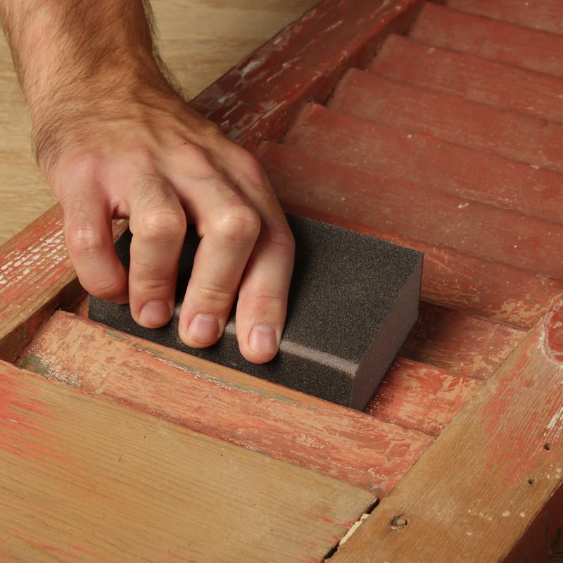 Ace 5 in. L X 2.5 in. W X 1 in. 120 Grit Fine Wedge Sanding Sponge