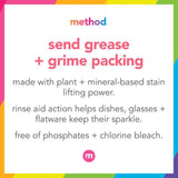 Method Free & Clear Scent Pods Dishwasher Detergent 17.2 oz 30 pk