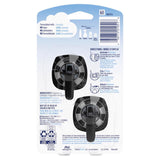 Febreze Car Platinum Ice Scent Vent Clip 0.07 oz Liquid 2 pk, Pack of 8