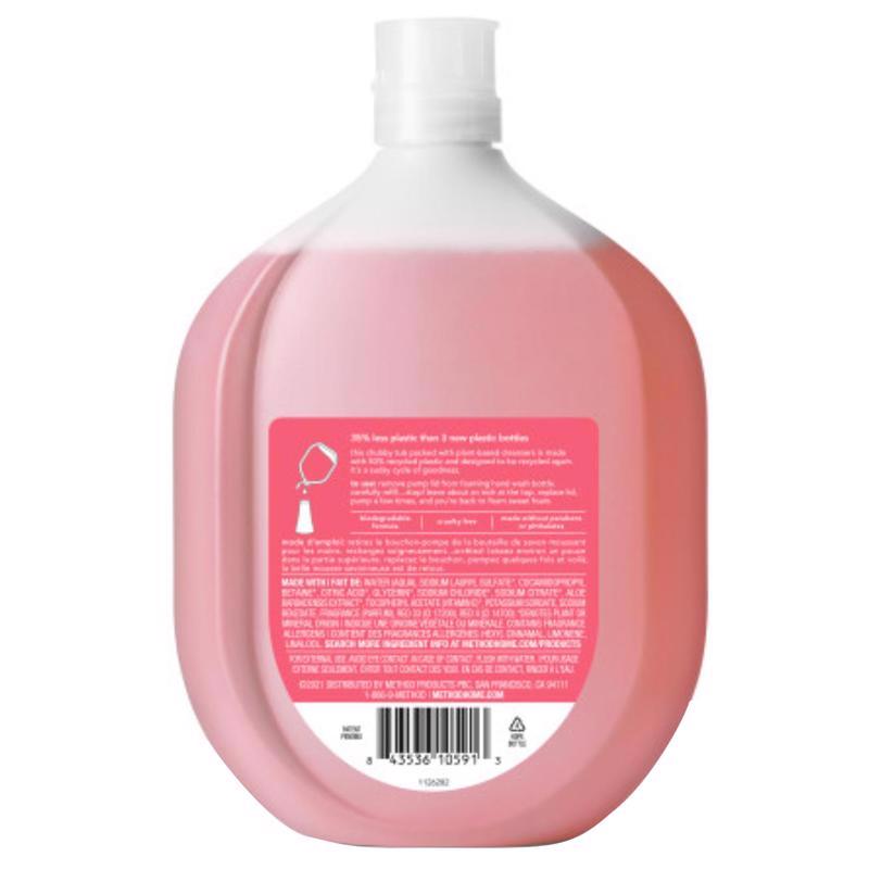 Method Pink Grapefruit Scent Foam Hand Soap Refill 28 oz, Pack of 4