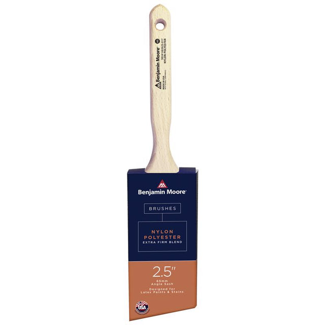 Benjamin Moore 2-1/2 in. Extra Stiff Angle Sash Paint Brush, Pack of 6