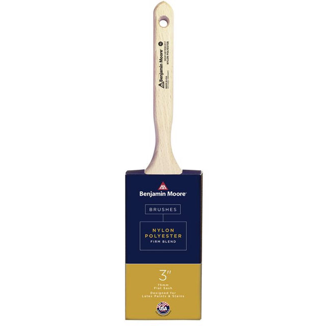Benjamin Moore 3 in. Firm Flat Sash Paint Brush, Pack of 6