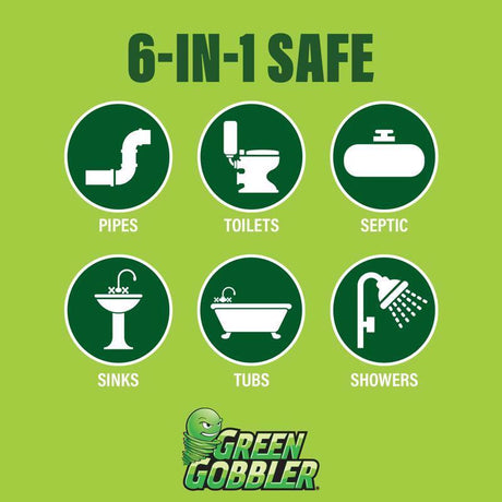 Green Gobbler Strip Drain Deodorizer 1.47 oz, Pack of 12