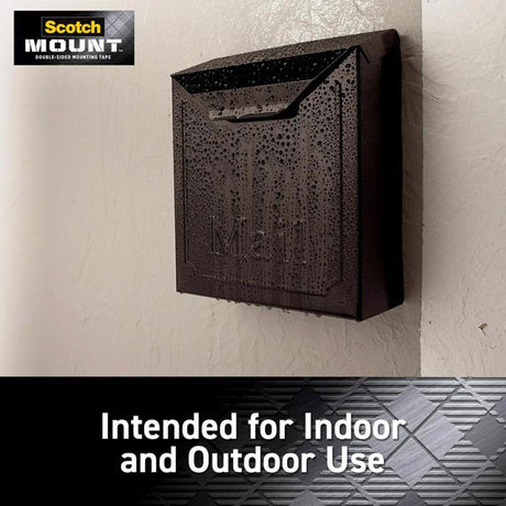 3M Scotch Mount 125 in. L X 1 in. W Double-Sided Mounting Tape