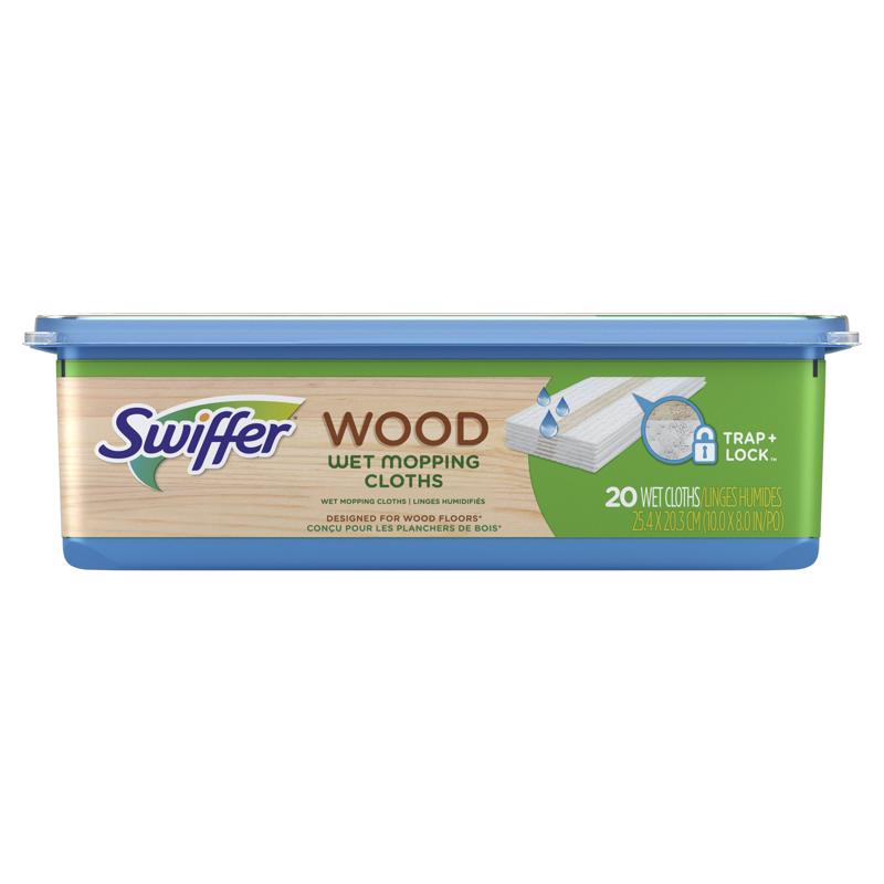 Swiffer Sweeper 5.4 in. Wet Microfiber Mop Refill Pad 20 pk