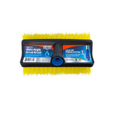 Unger 10 in. W Hard Bristle Polypropylene Handle Multi-Angle Scrub Brush