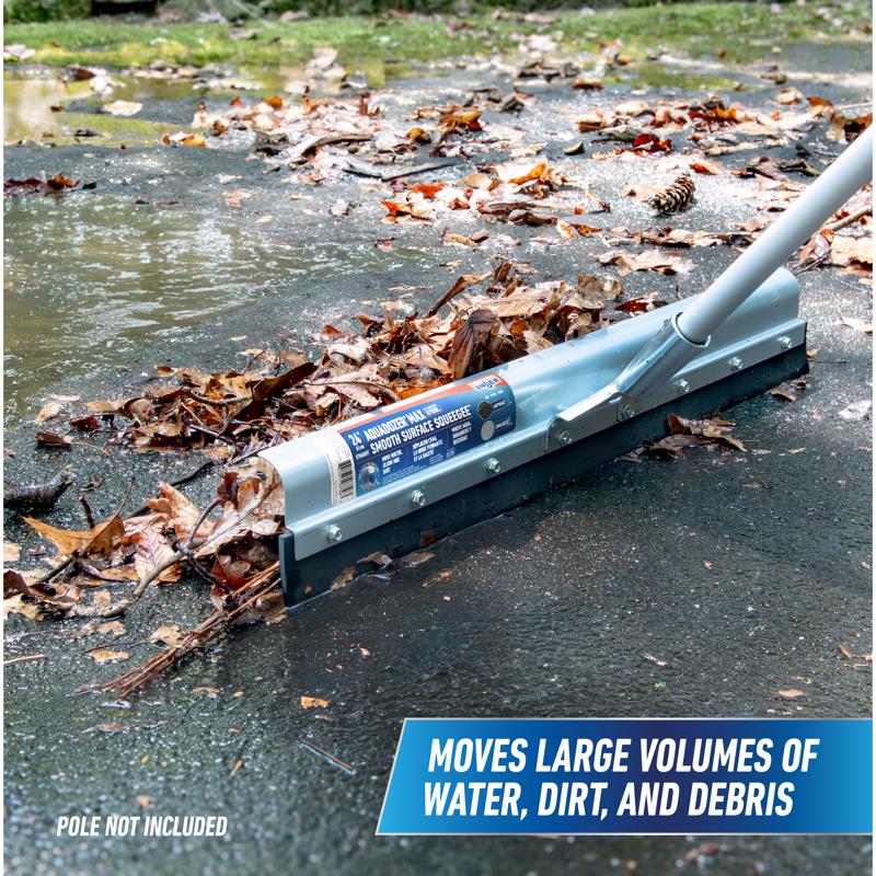 Unger AquaDozer 24 in. W Galvanized Steel Floor Squeegee Replacement Blade