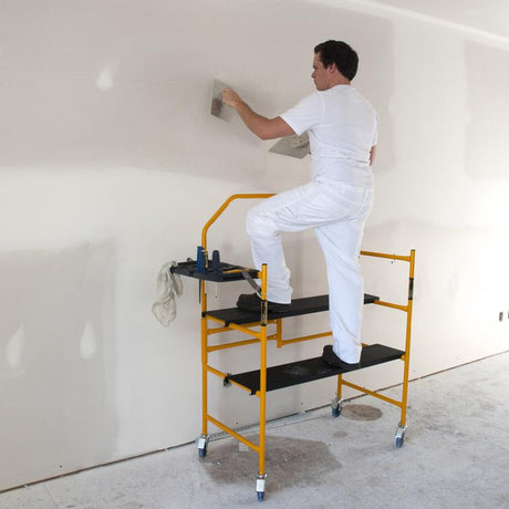 Metaltech Jobsite Steel Black/Yellow Scaffolding 1 pk