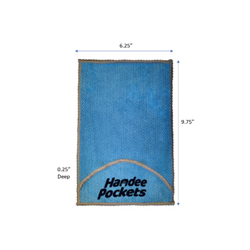 Handee Pockets Microfiber Cleaning Cloth 6.25 in. W X 9.75 in. L 2 pk, Pack of 6