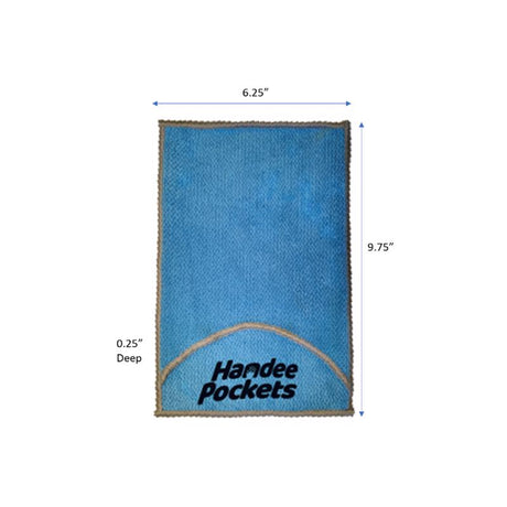 Handee Pockets Microfiber Cleaning Cloth 6.25 in. W X 9.75 in. L 2 pk, Pack of 6
