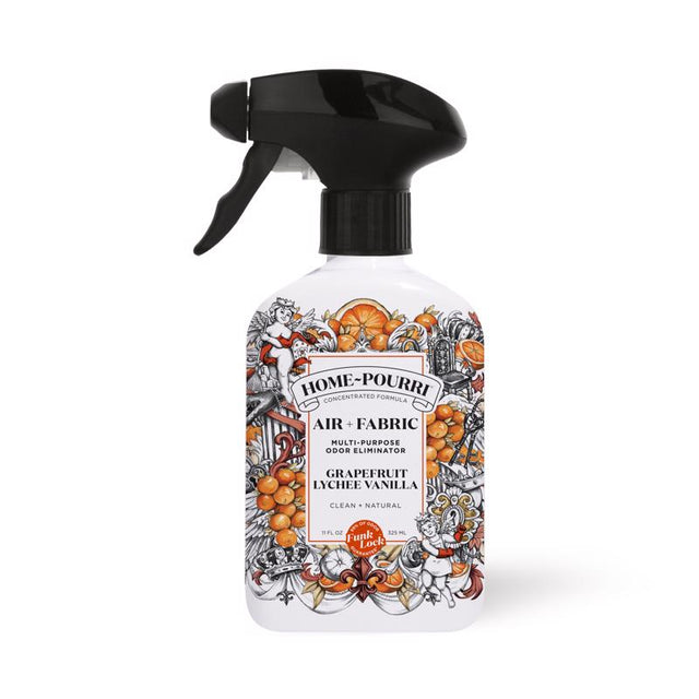 Poo-Pourri Grapefruit Lychee Vanilla Scent Odor Eliminator 11 oz Liquid, Pack of 6