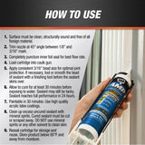 DAP AMP White Polymer Advanced Hybrid Caulk Sealant 9 oz, Pack of 12