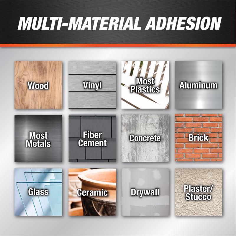 DAP AMP White Polymer Advanced Hybrid Caulk Sealant 9 oz, Pack of 12