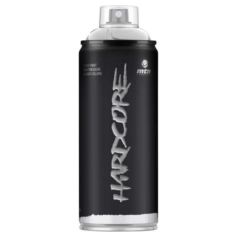 Montana Hardcore Metallic Silver Chrome Spray Paint 400 ml, Pack of 6