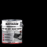 Rust-Oleum 347427 Wet Roof Repair, Black, Liquid, 0.9 gal, Pack of 2