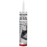 Rust-Oleum 347418 Wet Roof Repair, Black, Liquid, 10.1 oz, Cartridge, Pack of 12