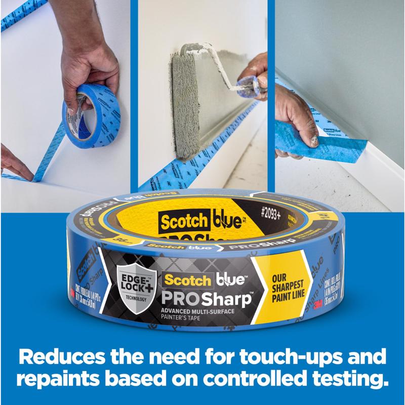 ScotchBlue 1.41 in. W X 60 yd L Blue Medium Strength Painter's Tape 3 pk