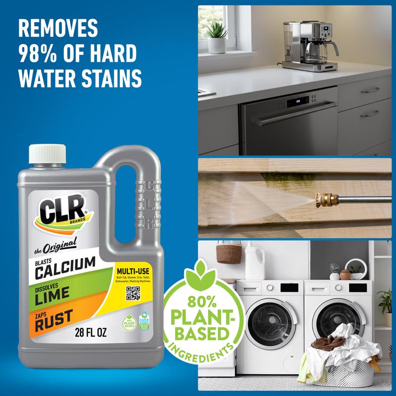 Clear Brands Calcium Rust and Lime Remover 28 oz Liquid, Pack of 12