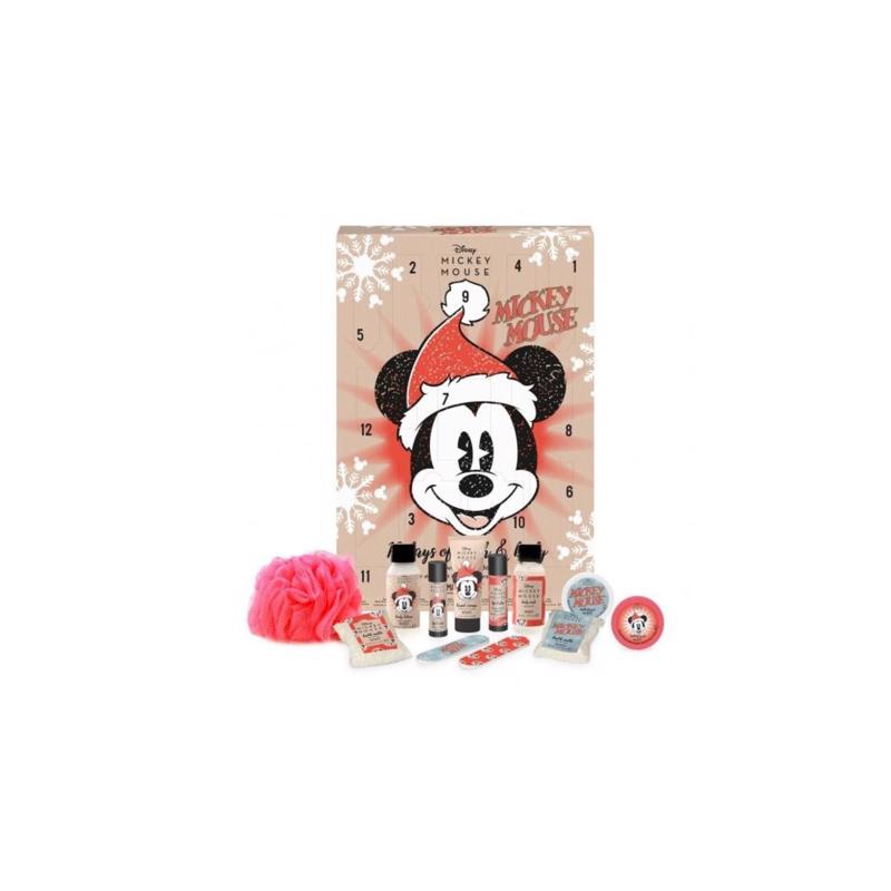 Mad Beauty Disney Multicolored Mickey Mouse Jingle All The Way Day Advent Calendar Gift Set 12 pc, Pack of 6