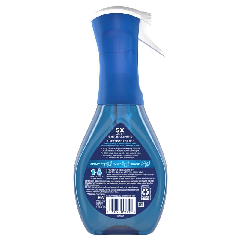 Dawn Platinum Powerwash Lemon Scent Liquid Dish Spray 16 oz 1 pk, Pack of 6