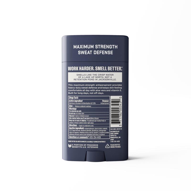 Duke Cannon Midnight Swim Antiperspirants/Deodorants 3 oz 1 pk