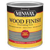 Minwax Wood Finish Semi-Transparent Vintage Blue Oil-Based Penetrating Wood Stain 1 qt, Pack of 4
