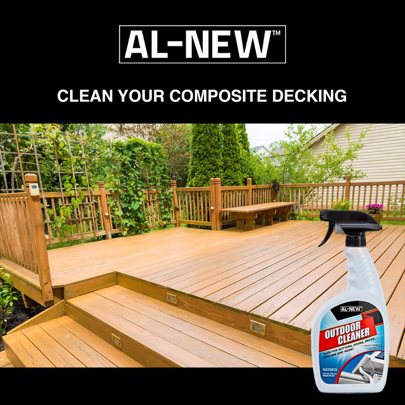 AL-NEW Woodsy Scent Outdoor Furniture Cleaner 32 oz Liquid, Pack of 6