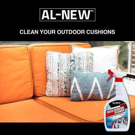 AL-NEW Patio Cushion Cleaner 32 oz Liquid, Pack of 6