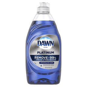 Dawn Ultra Platinum Refreshing Rain Scent Liquid Dish Soap 14.6 oz 1 pk, Pack of 10