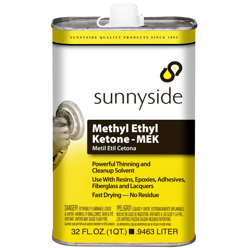 Sunnyside Methyl Ethyl Ketone Specialty Thinner 1 qt, Pack of 6